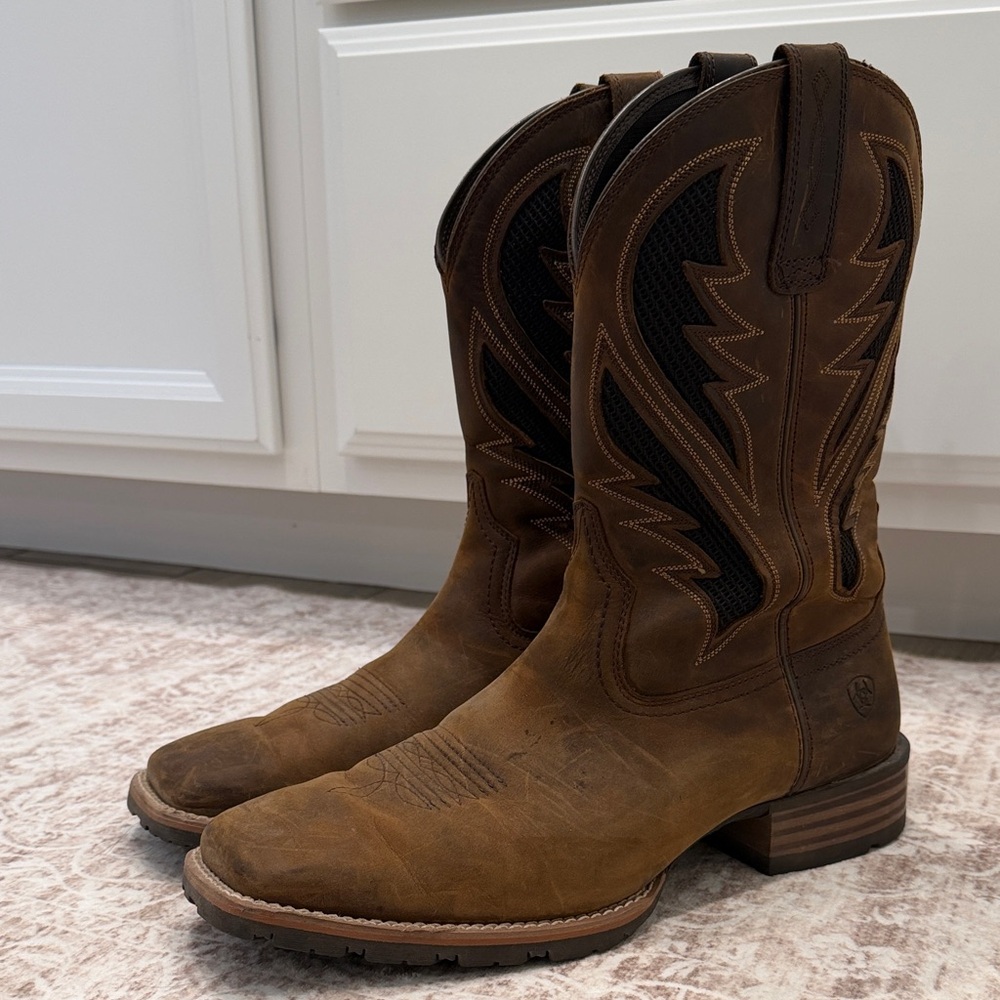 Ariat Men's Hybrid VentTEK Western Boot Dark Brown